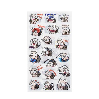 Sticker bóc dán hìnhốc sên cute dễ thương