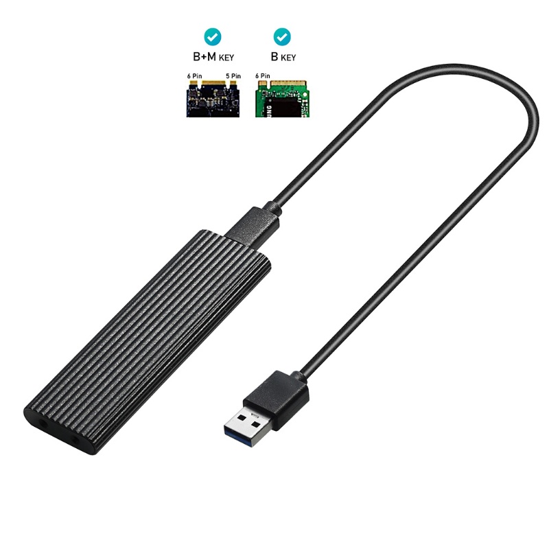 Hộp Đựng Ổ Cứng Hdd Ssd M2 Ssd Chuyển Đổi M.2 Sata Sang Usb3.1
