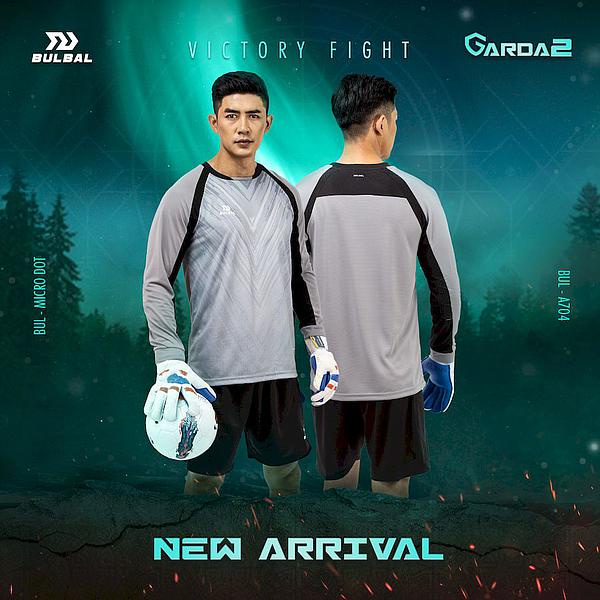 Quần áo bóng đá không logo, quần áo thủ môn dài tay có đệm in tên RIKI - Yousport