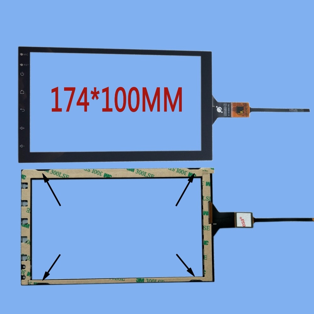 Màn Hình Cảm Ứng 7 "Thay Thế Cho Máy Tính Bảng Dvd Gps 174mm X 100mm