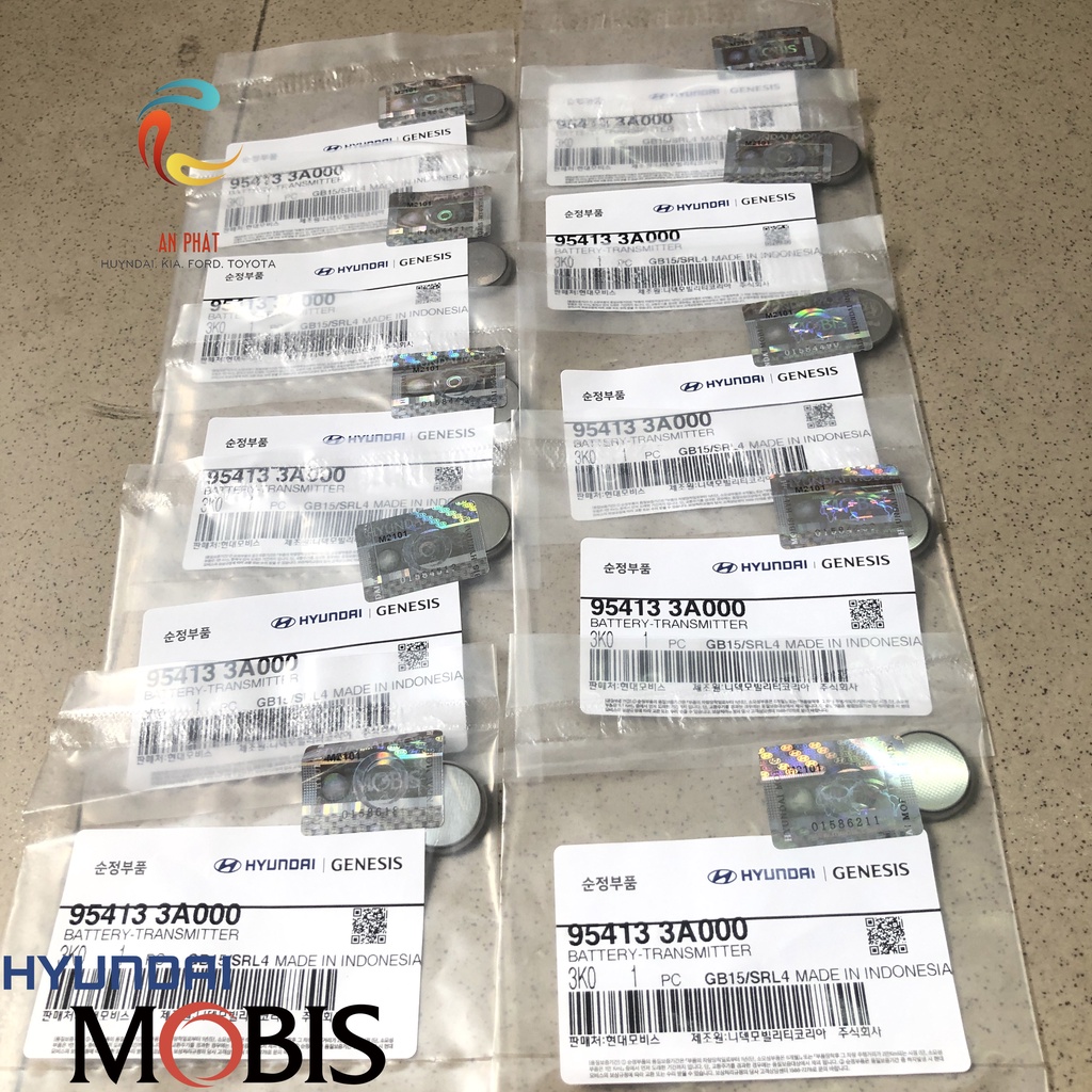 Pin Điều Khiển Remote Chính Hãng KIA/HYUNDAI | 954133A000 chính hãng MOBIS HÀN QUỐC