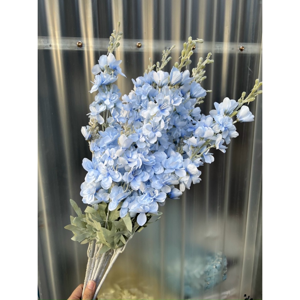 Hoa Lan Phi Yến 2 Nhánh Hahoa Cao 75cm Hoa Lụa Hoa Giả | Hà Hoa Flower