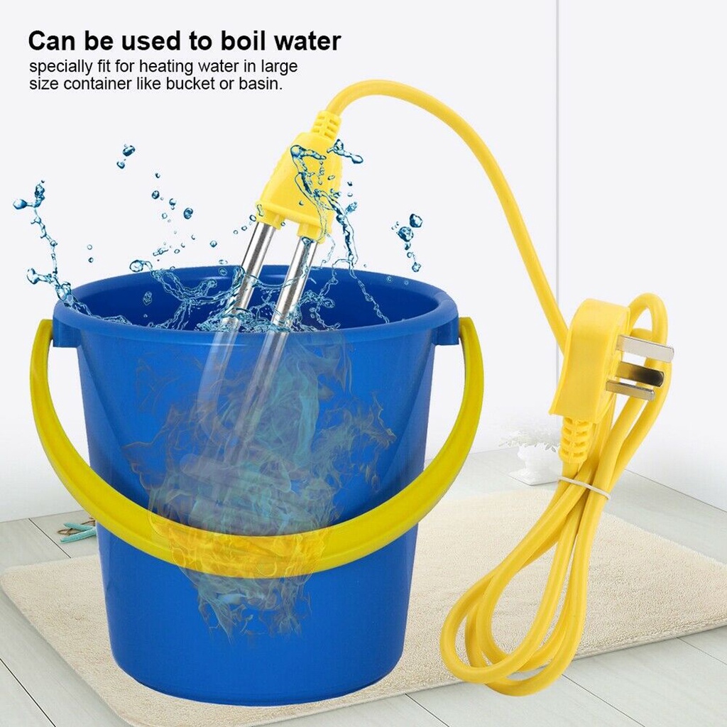 Thiết Bị Làm Nóng Nước Di Động Bằng Thép Không Gỉ Mới 1600w 220v