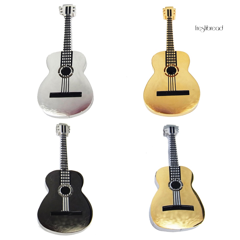 vòng cổ Mặt Hình Đàn Guitar Bằng Thép Không Gỉ