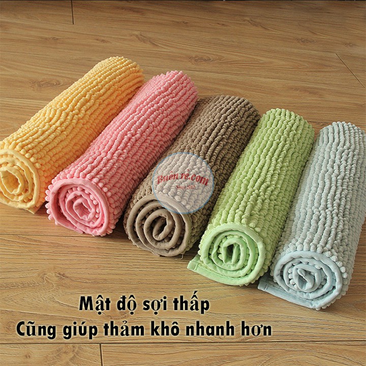 Thảm lau chân san hô đinh siêu thấm mềm mịn chống trơn trượt -Buôn rẻ 01031