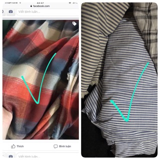 Vải thô kẻ và thô linen sọc
