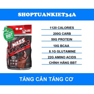 Gói 50Gam Sữa Tăng Cân Mass Nutrex Infusion