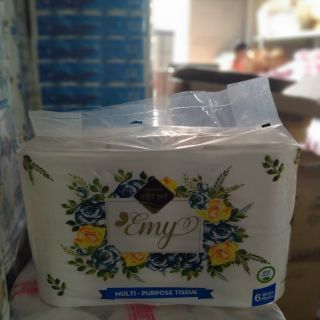 Giấy vệ sinh 6 cuộn Emy