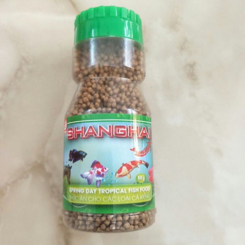 Thức ăn lọ cá cảnh có nắp xoay loại 50g