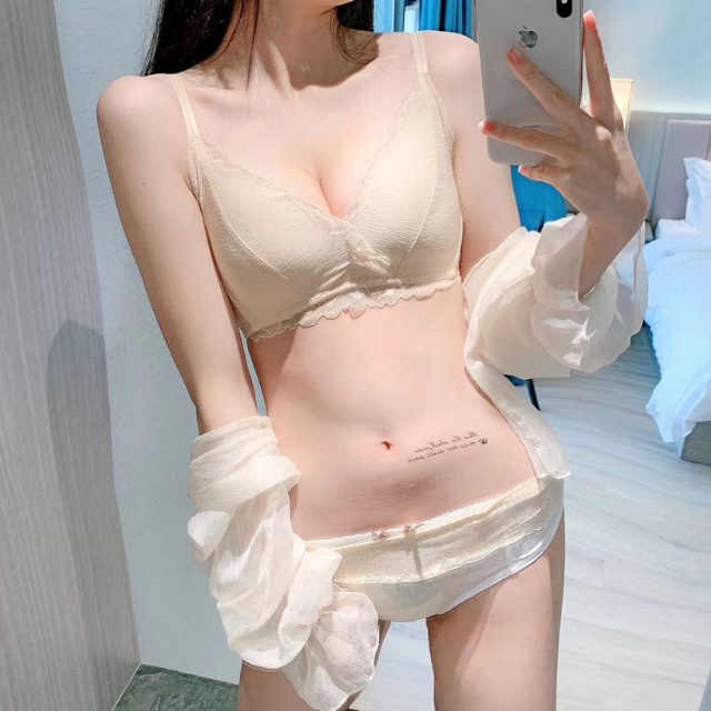 Áo Ngực Nữ 2 Dây Phối Ren Không Gọng Mềm Mại Siêu Nâng Vòng 1 💖FREESHIP💖 Áo Lót Nữ Đệm Mỏng Tạo Khe Gợi Cảm – SAM93 A4