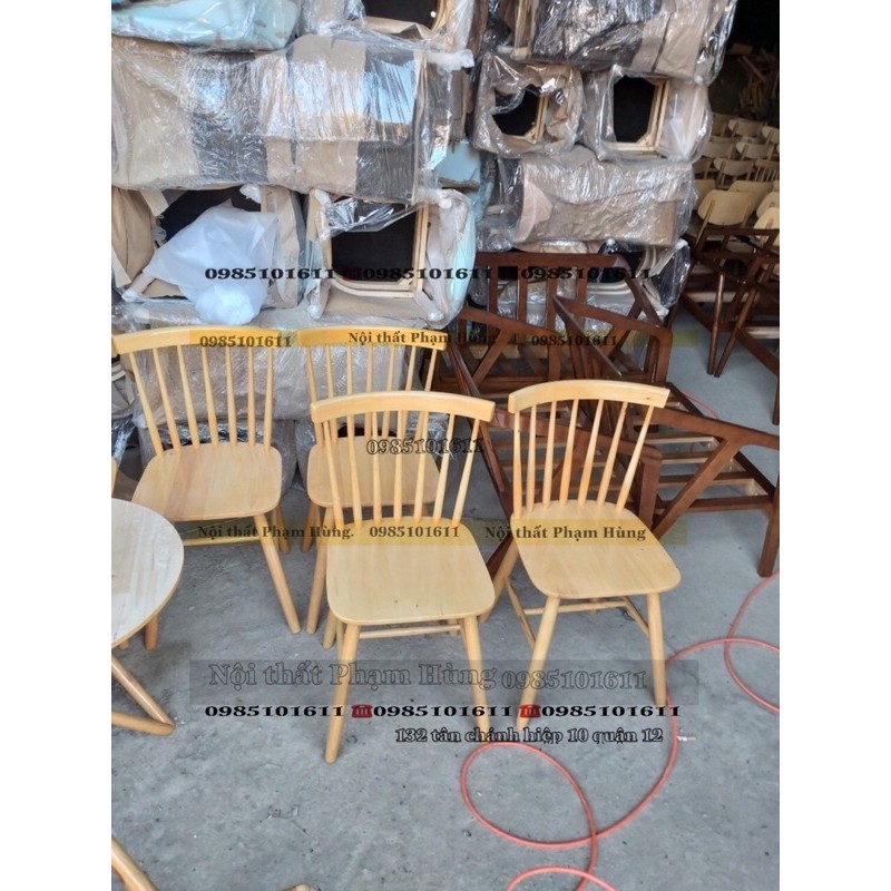 Ghế 7 nan cafe giá rẻ ghế song tiện