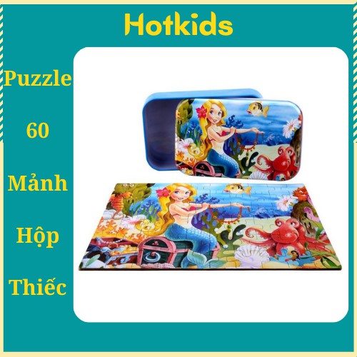 Ghép Hình Puzzle 60 Mảnh Hộp Thiếc - Nàng Tiên Cá