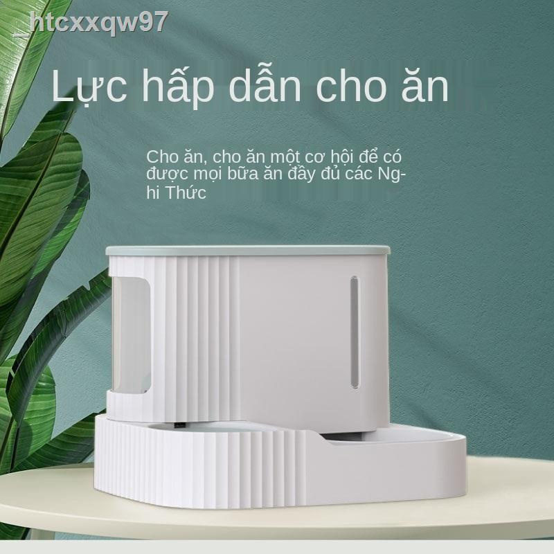 Máy lọc nước cho mèo được tích hợp vào con phổ thông ăn và uống tạo tác di động rút phích cắm