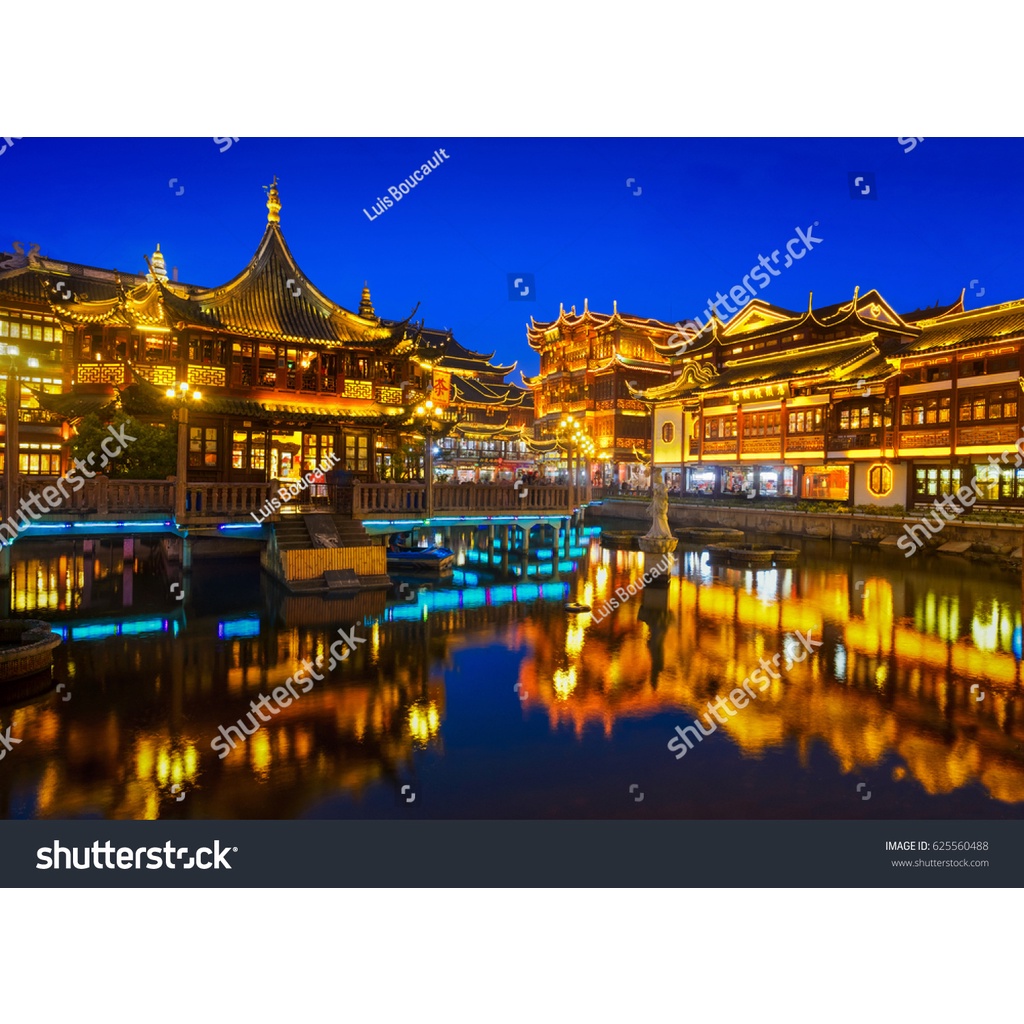 Tranh 3D dán tường Đường phố hongkong - China-Trung Quốc