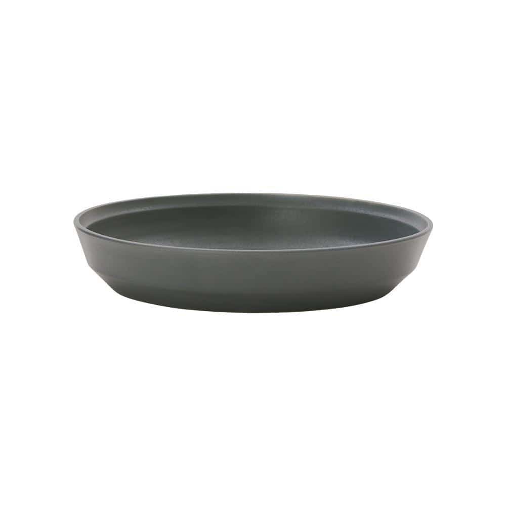 Đĩa Sâu Lòng Bằng Sứ Tráng Men Kinto Fog Deep Plate 215mm Nhật Bản