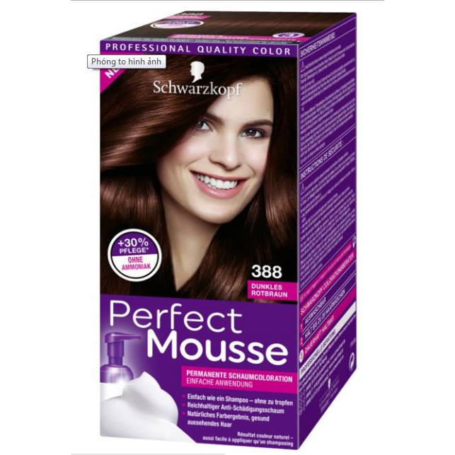 THUỐC NHUỘM TÓC DẠNG BỌT SCHWARZKOPF Perfect Mousse