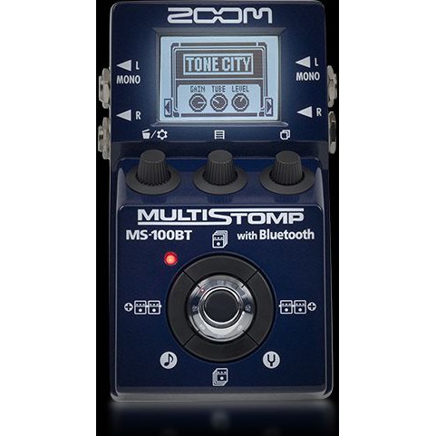 Bàn đạp ghita có Bluetooth ZOOM MS-100BT - Hàng chính hãng