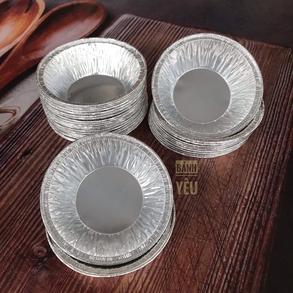 Chén Giấy Bạc Nướng Hàu/Bánh Tart Lốc 250 cái - BB92