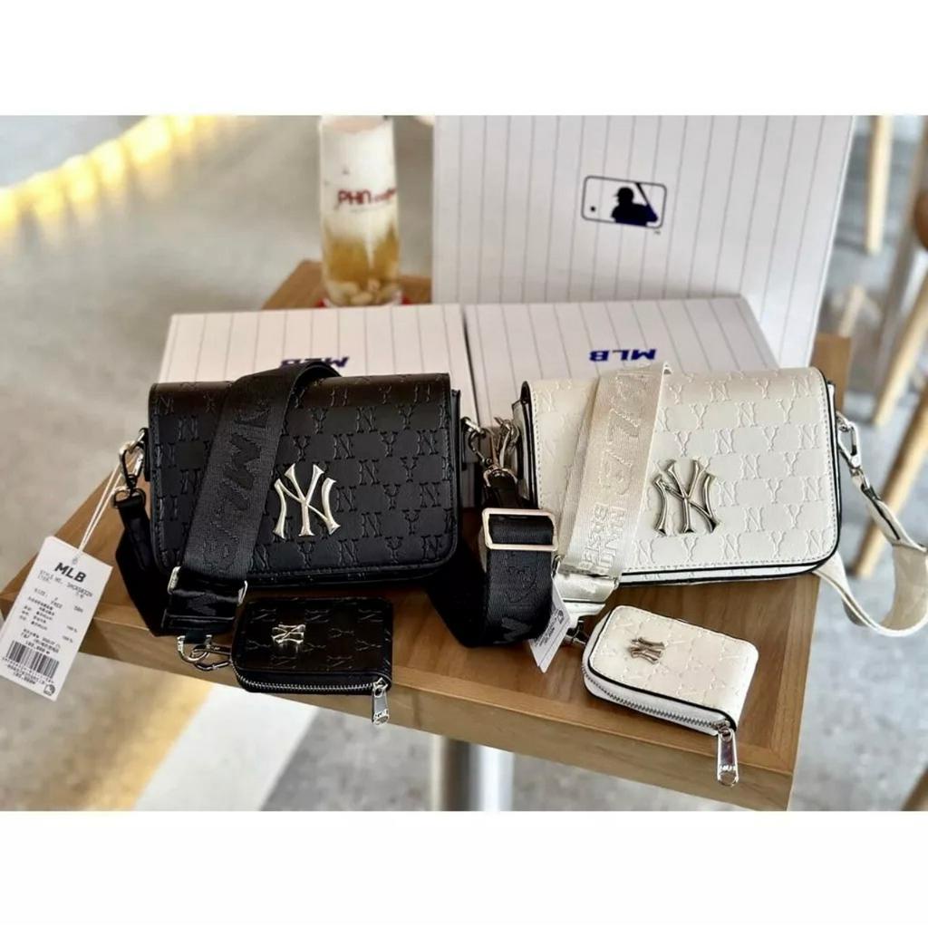 Túi MLB Da Dập Vân Nổi Chữ Ny Hàng Full Box Tặng Kèm Ví Size 20 Cao Cấp Trẻ Trung Phong Cách Hàn Quốc | BigBuy360 - bigbuy360.vn