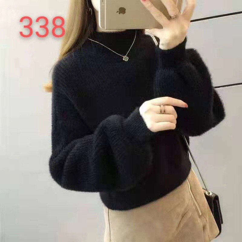 Áo len nữ lông thỏ siêu mịn | BigBuy360 - bigbuy360.vn