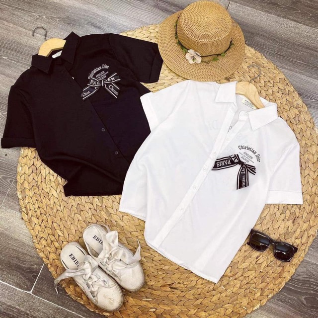 ÁO SƠMI NƠ D.IO.R