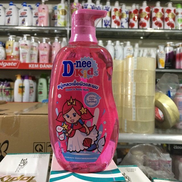 Sữa tắm cho bé D-nee Kids Head &amp; Body 400ml