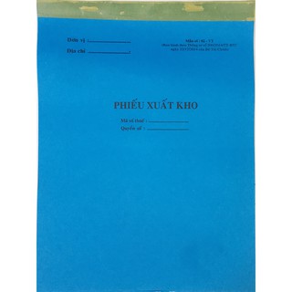 Phiếu xuất lớn/ Phiếu nhập lớn 3 liên (Combo 5 cuốn)