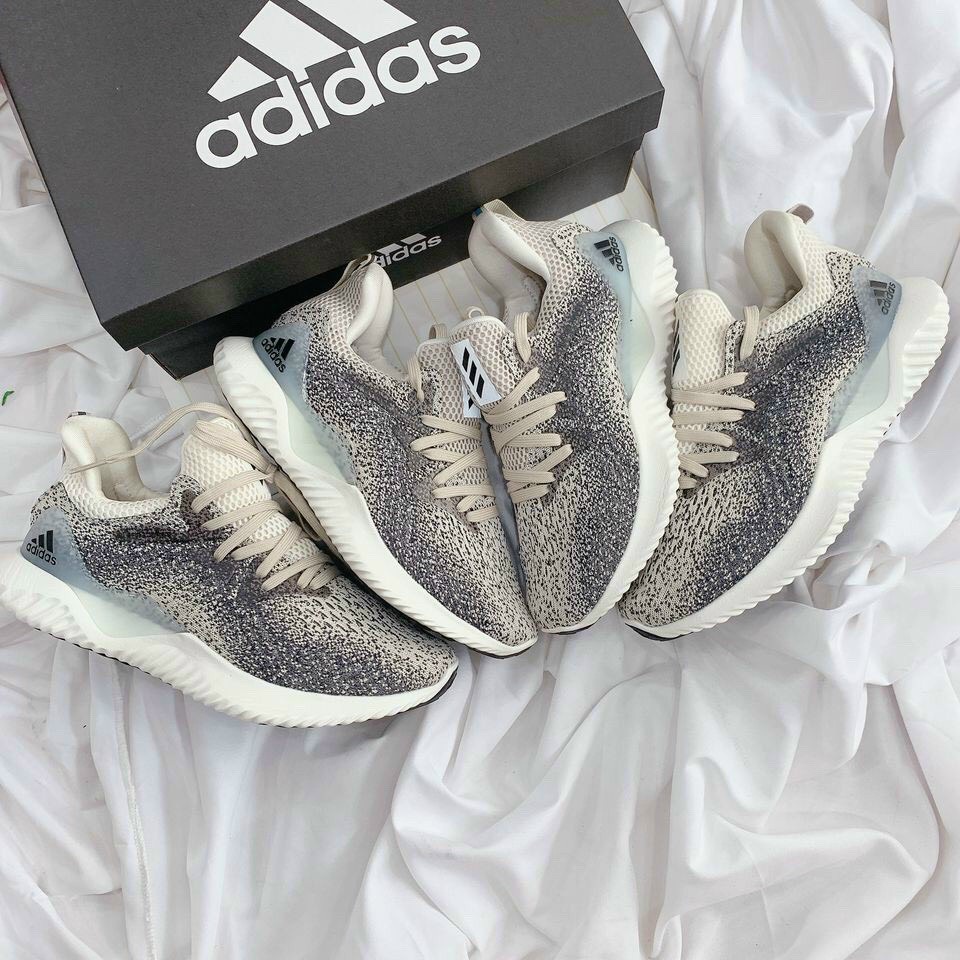 Giày thể thao sneaker Alphabounce Shoes 2019 mầu xám chấm đen chất lượng mềm mịn siêu nhẹ