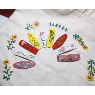 Kẹp tóc thêu tay handmade
