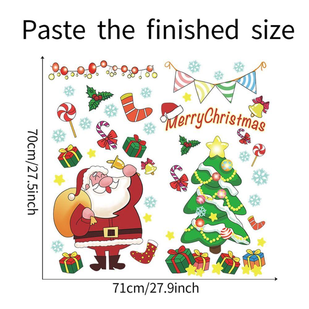 Sticker Dán Tường Trang Trí Phong Cách Giáng Sinh Độc Đáo