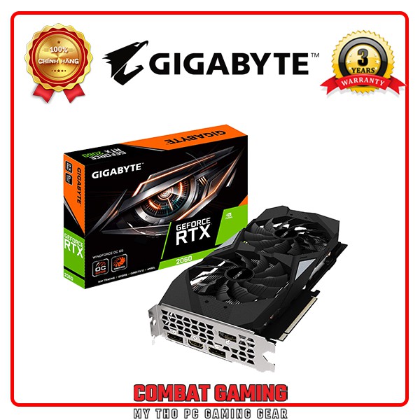 VGA GIGABYTE RTX 2060 6GB WINDFORCE