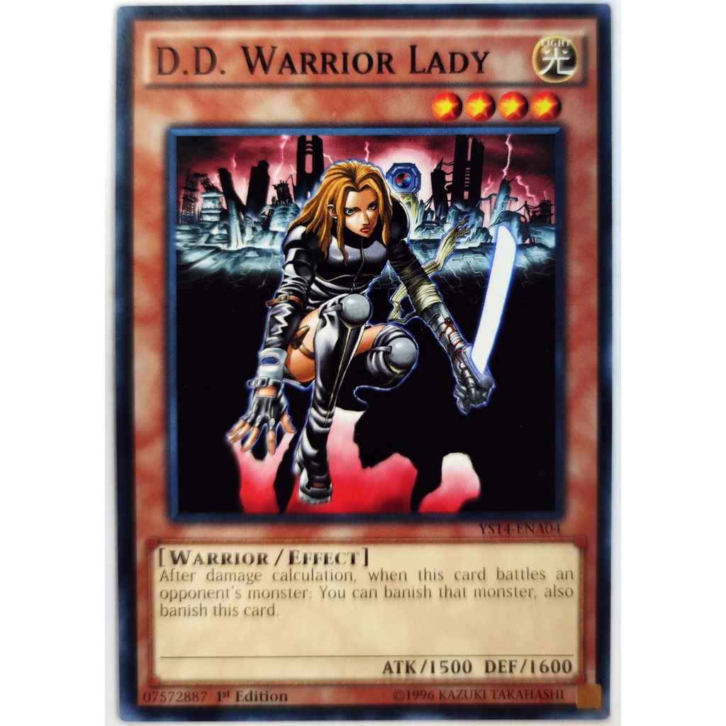 [Thẻ Yugioh] D.D. Warrior Lady |EN| Gold-Letter Rare / Common