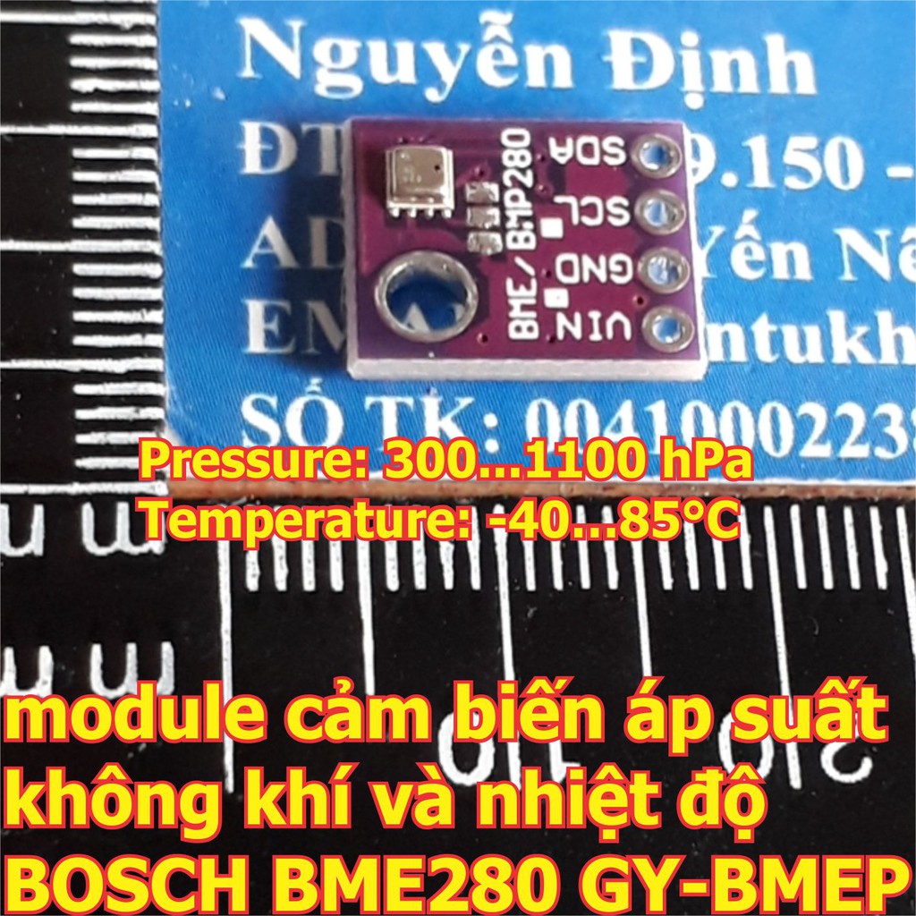 module cảm biến áp suất không khí và nhiệt độ độ ẩm BME280 GY-BMEP 5V kde6362