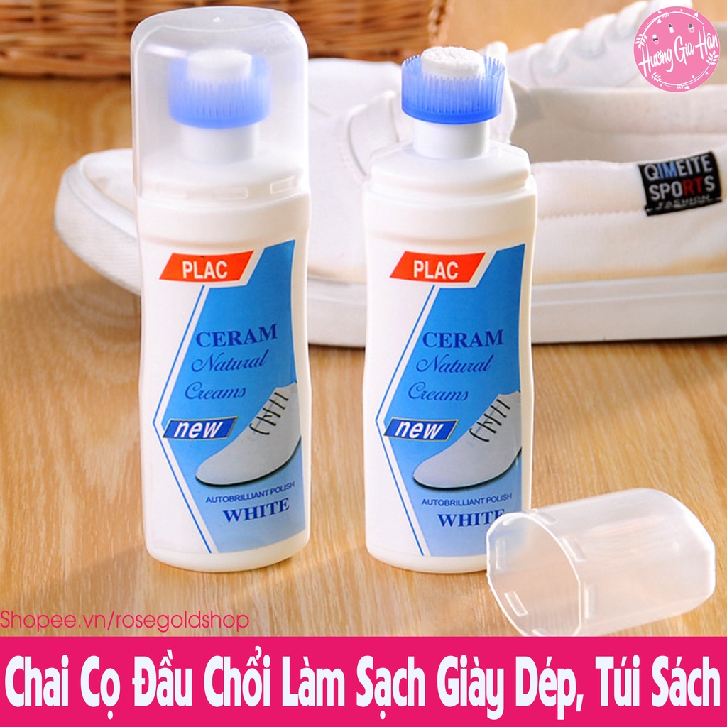 Chai Cọ Đầu Chổi Làm Sạch Giày Dép, Túi Xách