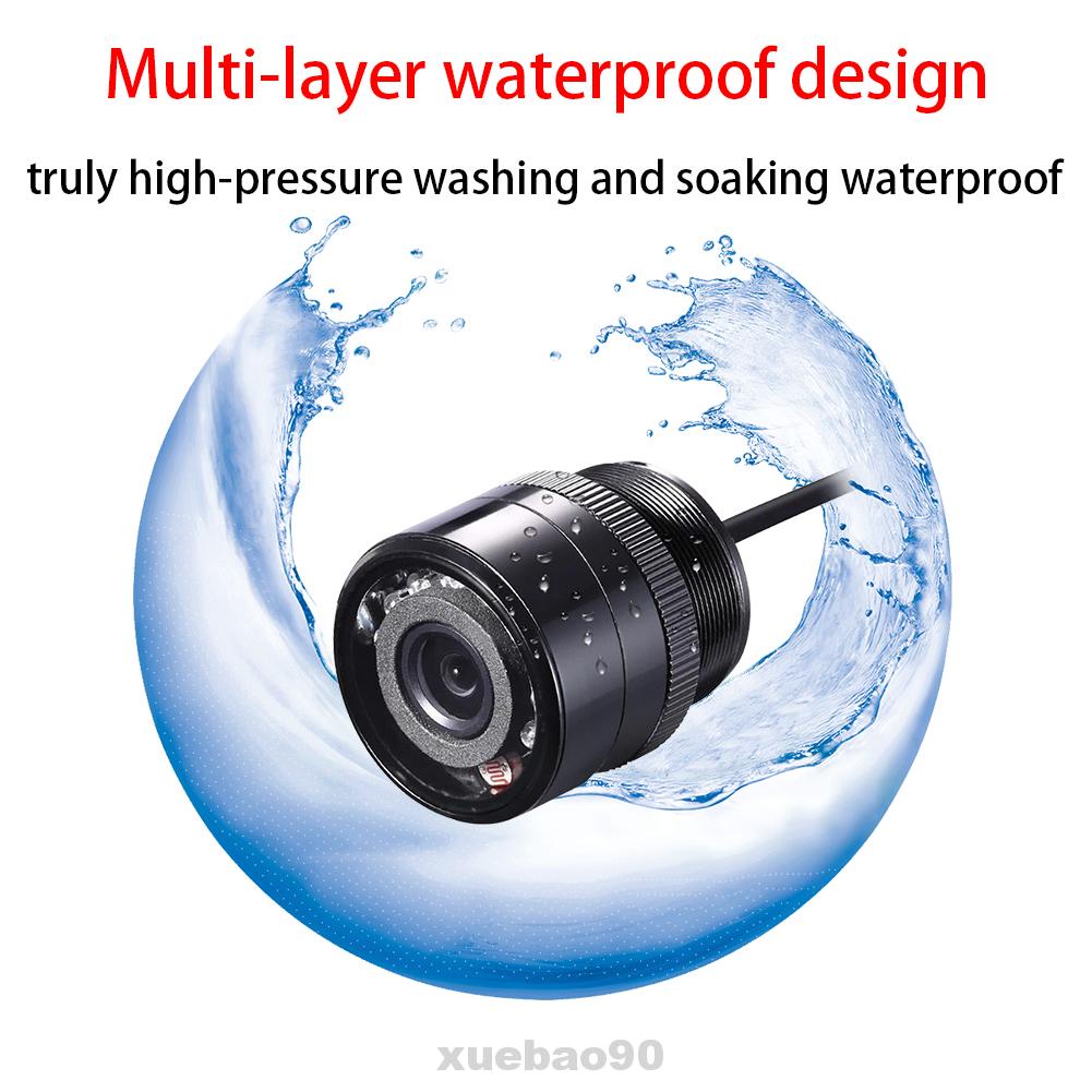 Camera chiếu hậu 170 độ HD bằng hợp kim nhôm 28mm chống sốc chống thấm nước kèm đèn | BigBuy360 - bigbuy360.vn