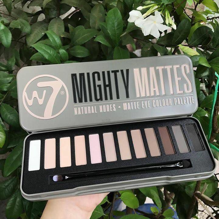 Phấn Mắt W7 - Mighty Mattes Natural Nudes Eye Colour Palette 15.6g