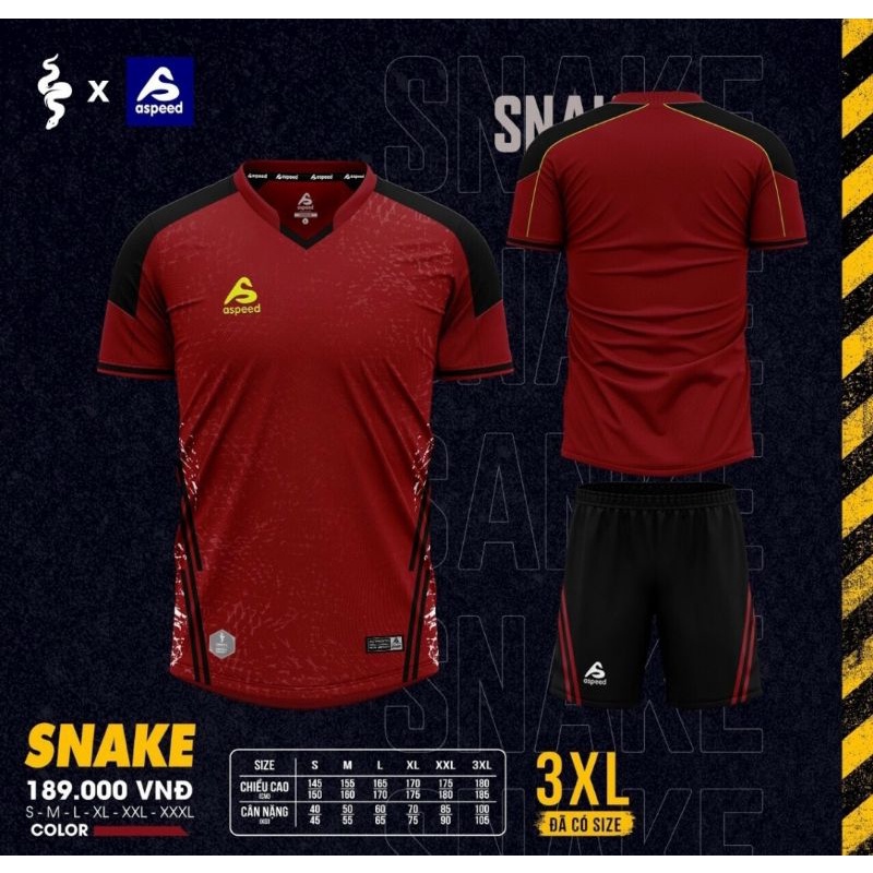 BỘ QUẦN ÁO BÓNG ĐÁ KLG ASPEED - SNAKE