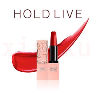 [Hàng mới về] Son thỏi màu lì dưỡng ẩm có vỏ màu hồng đào đính hạt lấp lánh HOLD LiVE