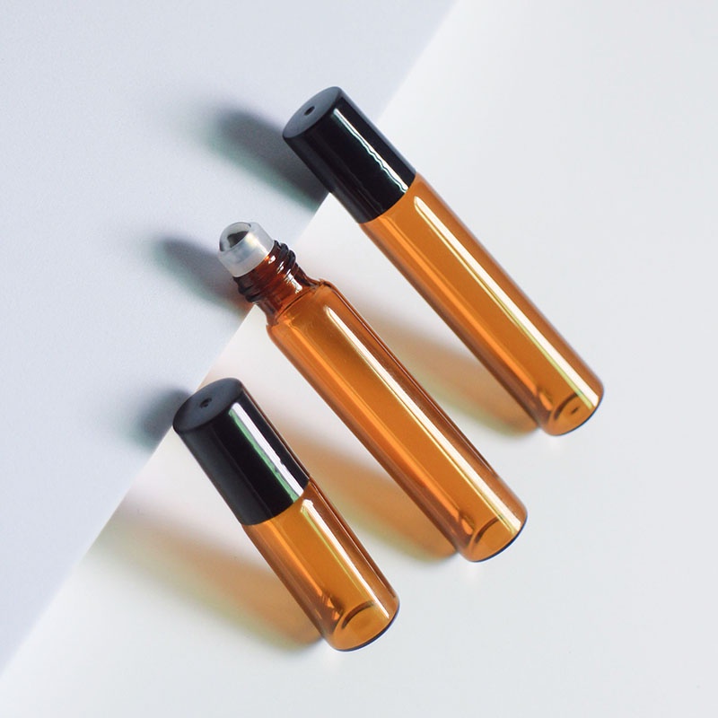 Bộ 5 Chai Thủy Tinh Đựng Nước Hoa Dạng Lăn 3ml/5ml/10ml
