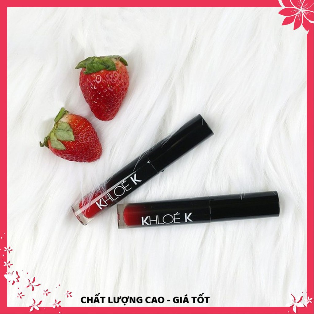 [SIÊU SALE] Son Dưỡng dạng kem Cao Cấp Khloe K Màu Đỏ Cam thanhhungshop1