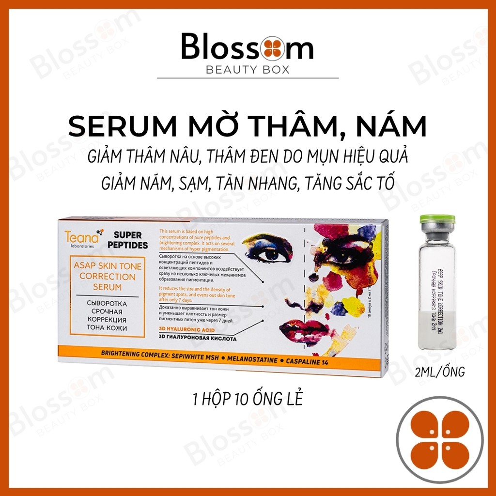 HSD 01/24 - Serum giảm thâm mụn, nám tàn nhang TEANA ASAP super peptides 20ML