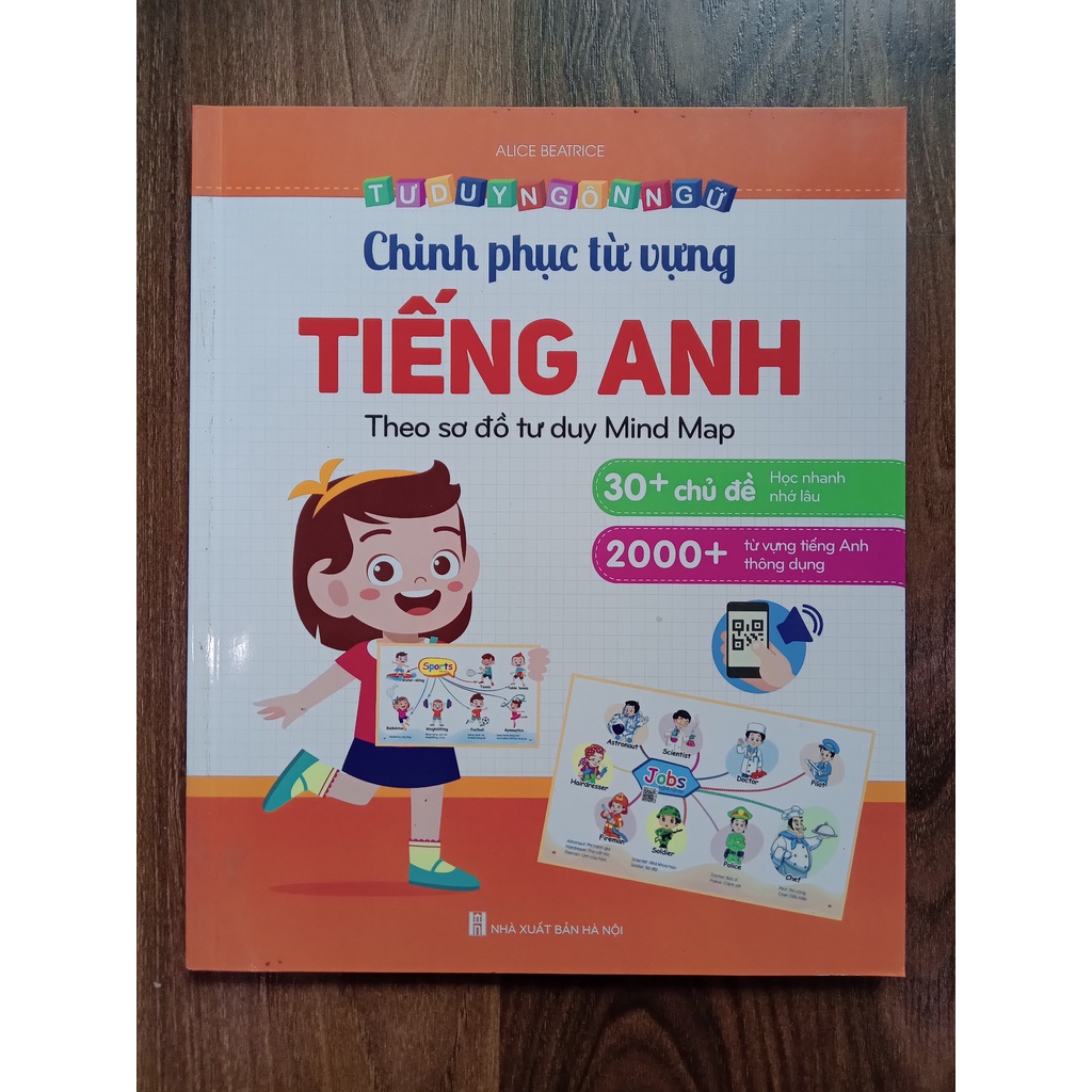 Sách -  Chinh phục từ vựng tiếng anh ( Theo sơ đồ tư duy mind map )
