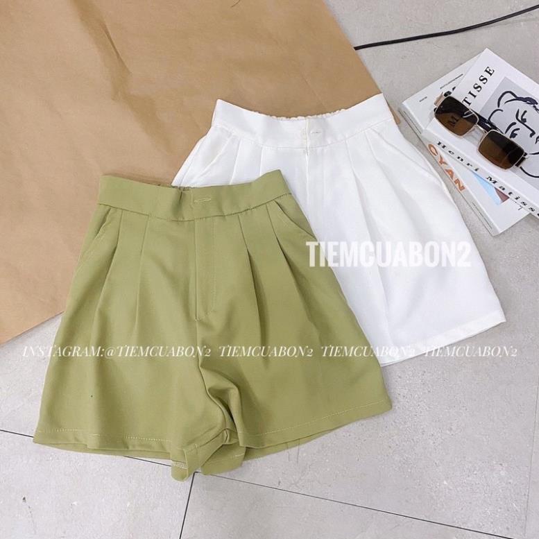 [HOT] Set Áo Blazer Cộc Tay Kèm Quần Chất Kaki♥️Bộ Vest Cộc Quần Đùi Kiểu Dáng Ulzzang Hot | BigBuy360 - bigbuy360.vn