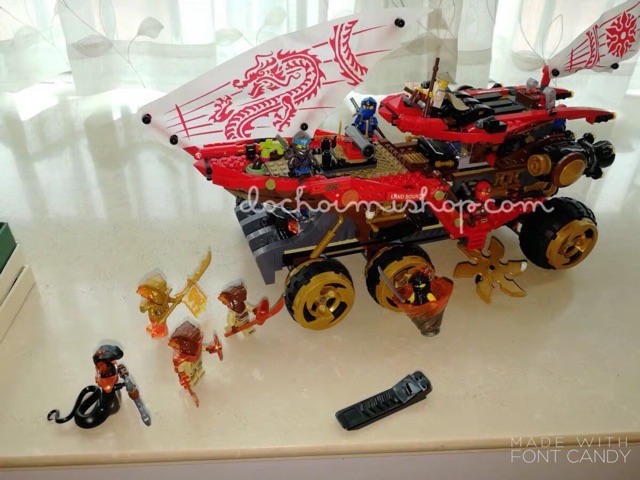 CÓ SẴN Ninjago 2019 Lari 11332 Xe Tăng Sa Mạc của Ninja 1.232pcs ( 71705 )