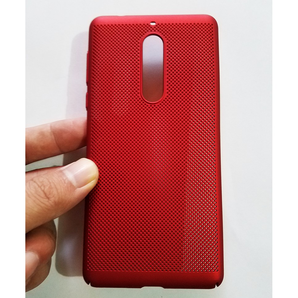 Ốp lưng lưới tản nhiệt Nokia 5 (Đỏ)