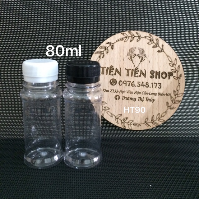 Combo 30 chai nhựa 80ml