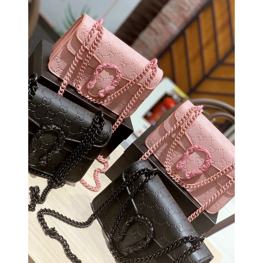 Túi đầu rồng full màu túi xách nữ đầu rồng cao cấp dây xích màu đeo vai HADAS 490k sale còn 229k TXDRONG04 (không hộp)