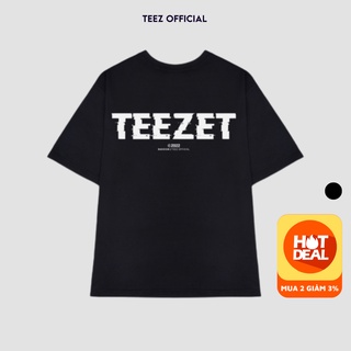 [XẢ NGHỈ BÁN] Áo Thun Unisex Nam Nữ TEEZ - TZ1002A Form Rộng Tay Lỡ Freesize