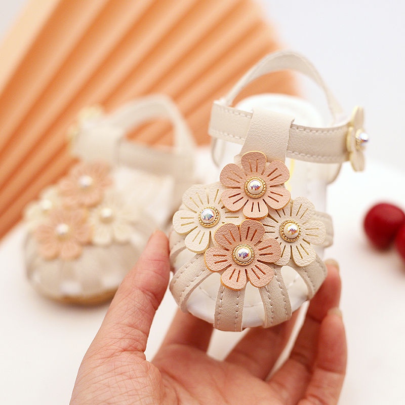 Xăng đan Mềm Thời Trang Mùa Hè Cho Bé Gái 0-1-2-3-4 Tuổi