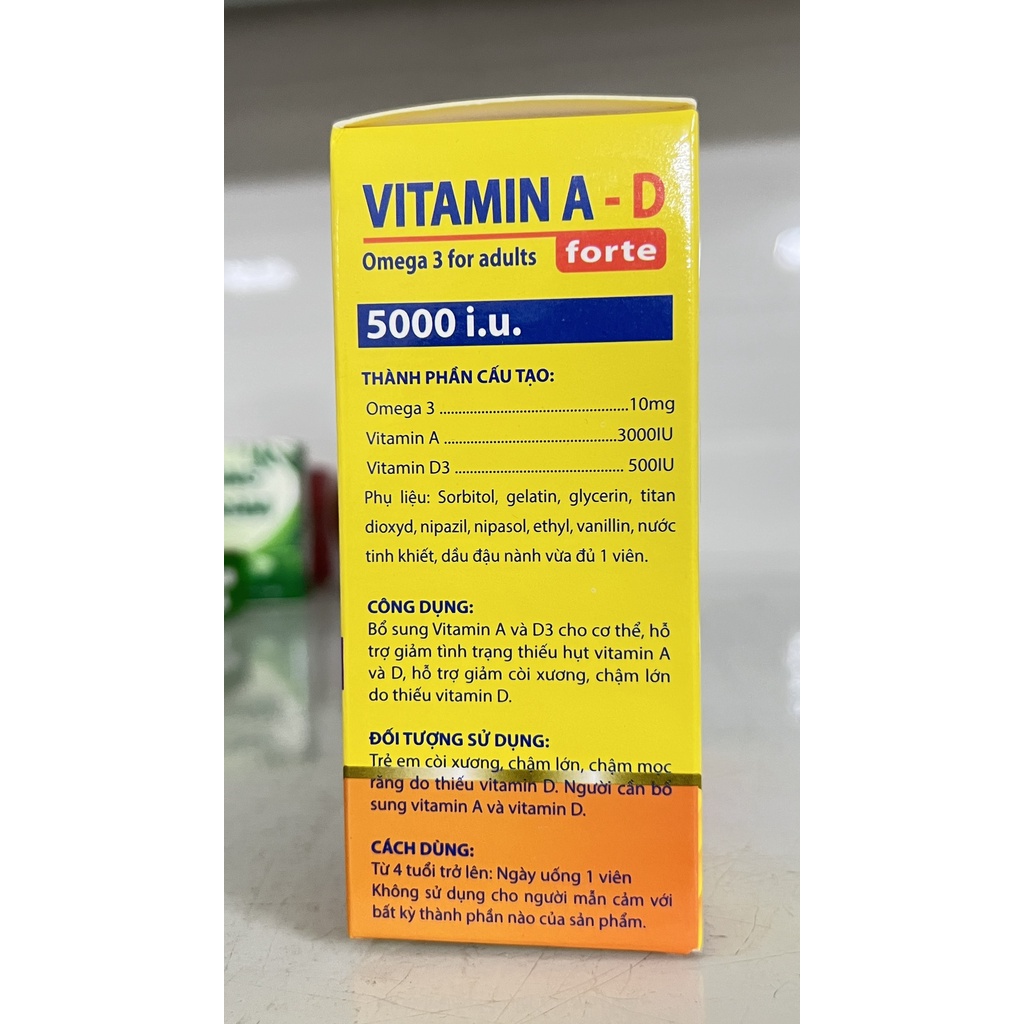 Viên uống vitamin AD giảm còi xương chậm mọc răng chậm lớn tăng cường thị lực.suckhoechomoinha